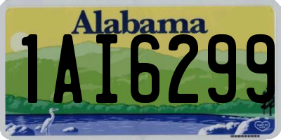 AL license plate 1AI6299