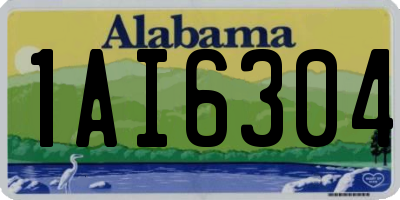 AL license plate 1AI6304