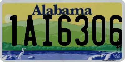 AL license plate 1AI6306