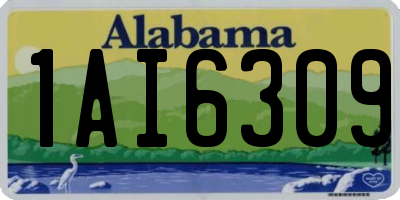 AL license plate 1AI6309