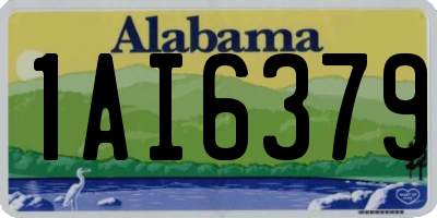 AL license plate 1AI6379