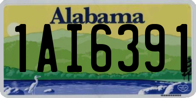 AL license plate 1AI6391