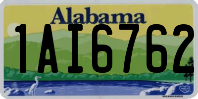 AL license plate 1AI6762