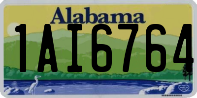 AL license plate 1AI6764
