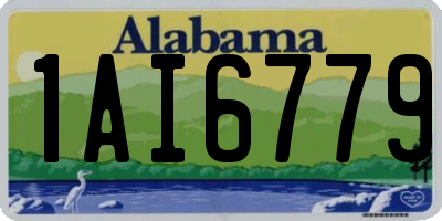 AL license plate 1AI6779