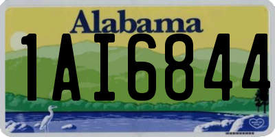 AL license plate 1AI6844