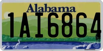 AL license plate 1AI6864