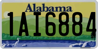 AL license plate 1AI6884