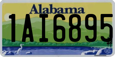 AL license plate 1AI6895
