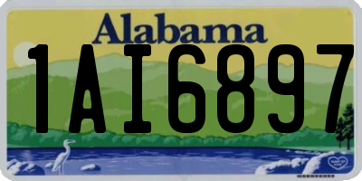 AL license plate 1AI6897