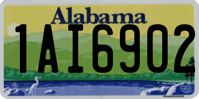 AL license plate 1AI6902