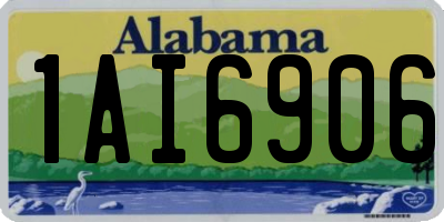 AL license plate 1AI6906