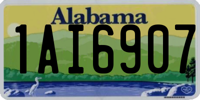 AL license plate 1AI6907