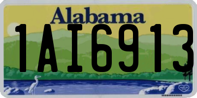 AL license plate 1AI6913