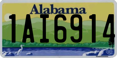 AL license plate 1AI6914