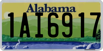 AL license plate 1AI6917