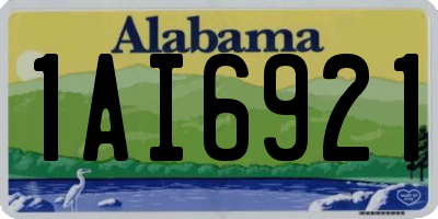 AL license plate 1AI6921