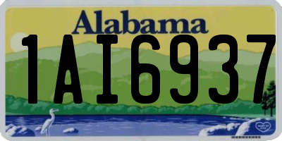 AL license plate 1AI6937