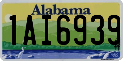 AL license plate 1AI6939