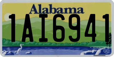 AL license plate 1AI6941
