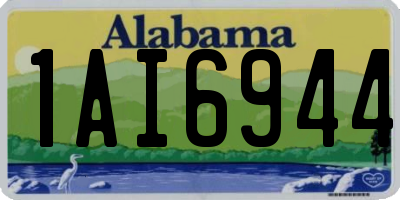 AL license plate 1AI6944