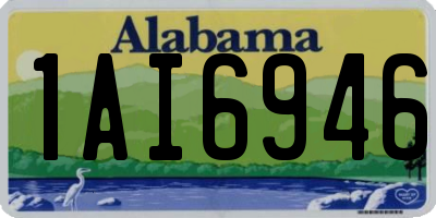 AL license plate 1AI6946