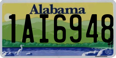 AL license plate 1AI6948