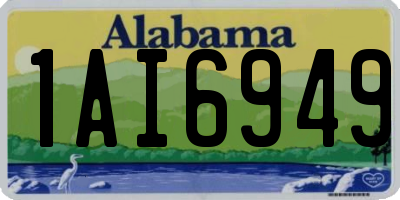 AL license plate 1AI6949