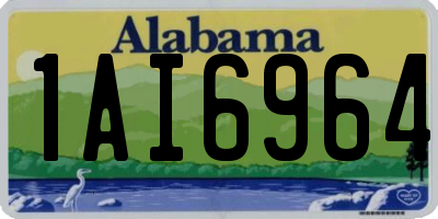 AL license plate 1AI6964