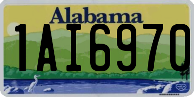 AL license plate 1AI6970
