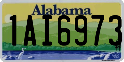 AL license plate 1AI6973