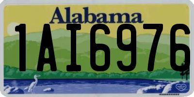 AL license plate 1AI6976