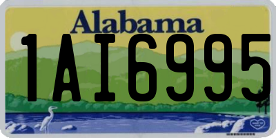 AL license plate 1AI6995