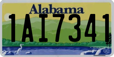 AL license plate 1AI7341