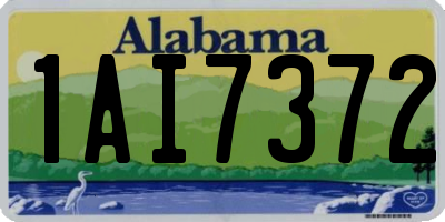 AL license plate 1AI7372