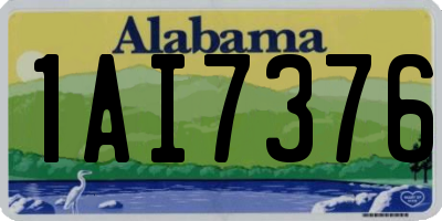 AL license plate 1AI7376