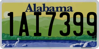 AL license plate 1AI7399