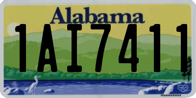 AL license plate 1AI7411