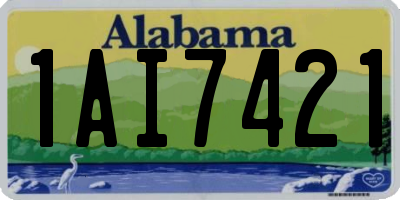 AL license plate 1AI7421