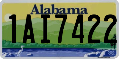 AL license plate 1AI7422