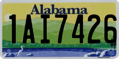 AL license plate 1AI7426