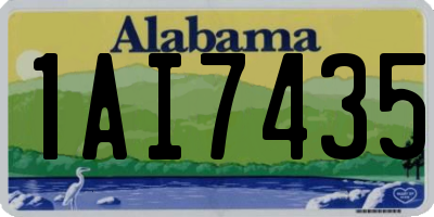 AL license plate 1AI7435