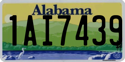 AL license plate 1AI7439