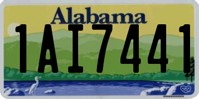 AL license plate 1AI7441