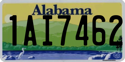 AL license plate 1AI7462