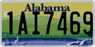 AL license plate 1AI7469