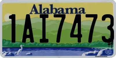 AL license plate 1AI7473