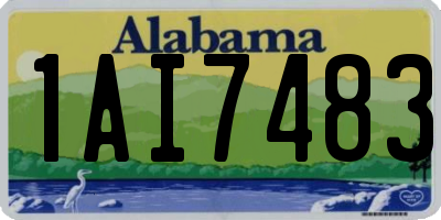 AL license plate 1AI7483
