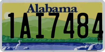 AL license plate 1AI7484