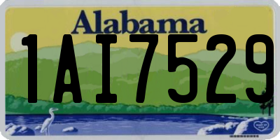 AL license plate 1AI7529